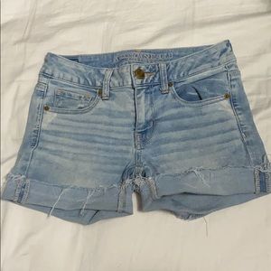 AE Light-washed Jean Shorts
